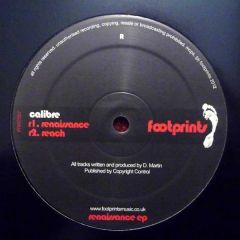 Calibre - Calibre - Renaissance EP - Footprints