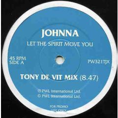 Johnna - Johnna - Let The Spirit Move You - Pwl International