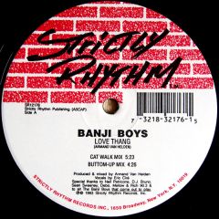 Banji Boys - Banji Boys - Love Thang - Strictly Rhythm