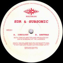 Sdr & Subsonic - Sdr & Subsonic - Ideology - Hardedge