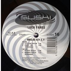 Luca Fares - Luca Fares - Analog Key E.P. - Sushi Records