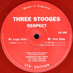 Three Stooges - Three Stooges - Respect (Red Vinyl) - Choci's Chewns