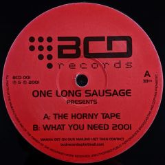 One Long Sausage - One Long Sausage - The Horny Tape - BCD