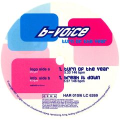 B-Voice - B-Voice - Turn Of The Year (White Vinyl) - Harem Records