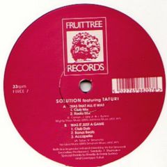 Solution & Tafuri - Solution & Tafuri - Was That All It Was - Fruit Tree