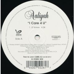 Aaliyah - Aaliyah - I Care 4 U - Blackground Entertainment