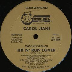 Carol Jiani - Carol Jiani - Hit 'N Run Lover - Moby Dick Records