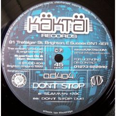 Od 404 - Od 404 - Don't Stop - Kaktai