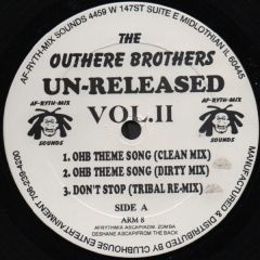 Outhere Brothers - Outhere Brothers - Unreleased Vol.Ii - Af-Ryth-Mix