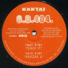 Od 404 - Od 404 - Tease It - Kaktai