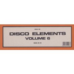 Disco Elements - Disco Elements - Volume 6 - Azuli Records