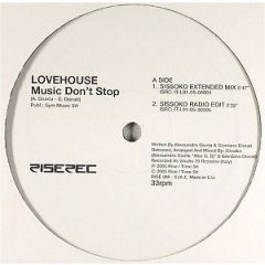 Love House - Love House - Music Don't Stop - Rise
