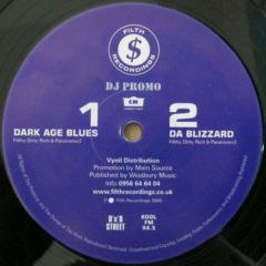 Filthy Dirty Rich & Parameter  - Filthy Dirty Rich & Parameter  - Dark Age Blues - Filth Recordings