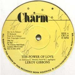 Leroy Gibbons - Leroy Gibbons - The Power Of Love - Charm