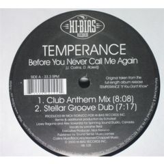 Temperance - Temperance - Before You Never Call Me Again - Hi Bias