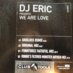 DJ Eric - DJ Eric - We Are Love - Club Tools