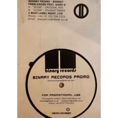 Freeloader Ft Dani G - Freeloader Ft Dani G - Glow - Binary Records