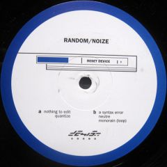 Random Noize - Random Noize - Reset Device - Design Music