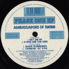 Ambassadors Of Swing - Ambassadors Of Swing - Phase One EP - Rise 'N' Shine