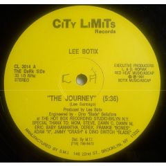 Lee Botix - Lee Botix - The Journey - City Limits