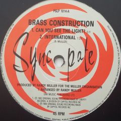 Brass Construction - Brass Construction - Can You See The Light - EMI