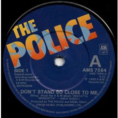 The Police - The Police - Don't Stand So Close To Me - A&M