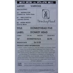 Various - Various - Vegetable Channel EP - Donkey Head Recordings