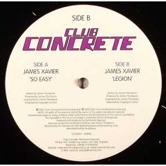 James Xavier - James Xavier - So Easy - Club Concrete