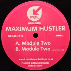 Maximum Hustler - Maximum Hustler - Module Two - Recall Records