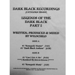 Wildchild - Wildchild - Legends of the Dark Black Part 2 - Dark Black Recordings