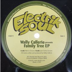 Wally Callerio - Wally Callerio - Family Tree EP - Electrik Soul