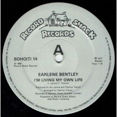 Earlene Bentley - Earlene Bentley - I'm Living My Own Life - Record Shack