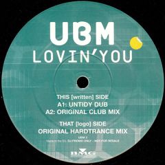 UBM - UBM - Lovin' You - Logic Records