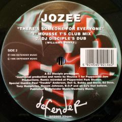 Jozee - Jozee - Theres Someone For Everyone - Defender