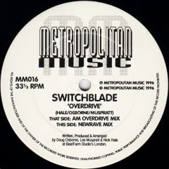 Switchblade - Switchblade - Overdrive - Metropolitan