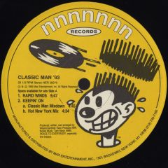 Classic Man '93 - Classic Man '93 - No Mind Games - Nervous Records
