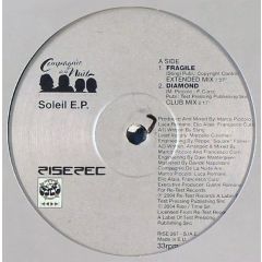 Compagnie De La Nuit - Compagnie De La Nuit - Soleil EP - Rise