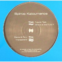 Spiros Kaloumenos - Spiros Kaloumenos - Future Past EP - Rhythm Convert 