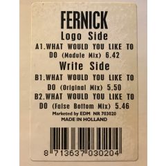 Fernick - Fernick - Would You Like Me To Do - Natural Records