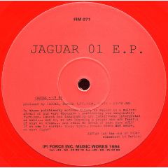 Jaguar - Jaguar - Jaguar 01 EP (Red Vinyl) - Force Inc