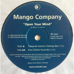 Mango Company - Mango Company - Open Your Mind - Refunkt