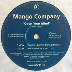 Mango Company - Mango Company - Open Your Mind - Refunkt