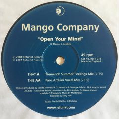 DJ Tremendo - Open Your Mind - Refunkt