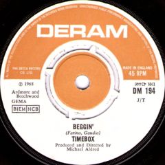 Timebox - Timebox - Beggin' - Deram