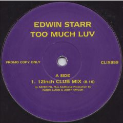 Edwin Starr - Edwin Starr - Too Much Luv - Clix Records