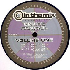 Onionz & Tony - Cruise Control Volume One - In Tha Mix Recordings