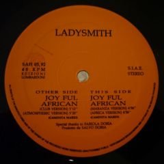Ladysmith - Ladysmith - Joy Ful African - Savannah Records