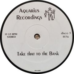 Paul Jacobs - Paul Jacobs - Take That To The Bank - Aquarius