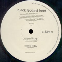 Black Leotard Front - Black Leotard Front - Casual Friday - DFA