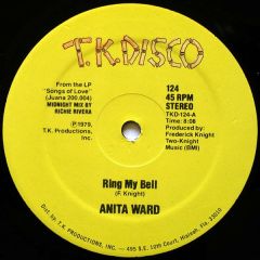 Anita Ward - Anita Ward - Ring My Bell - Tk Disco